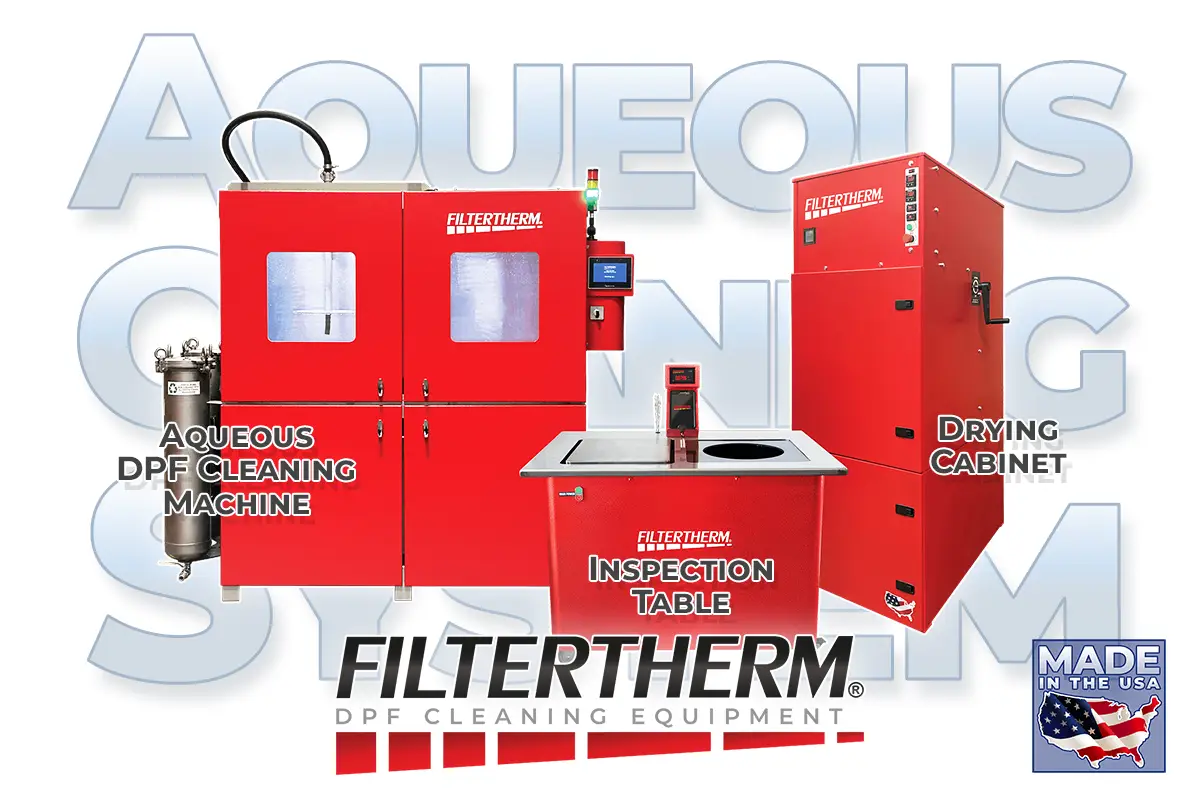 Aqueous DPF Cleaning System by Filtertherm