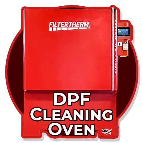 Filtertherm DPF Oven icon with touchscreen