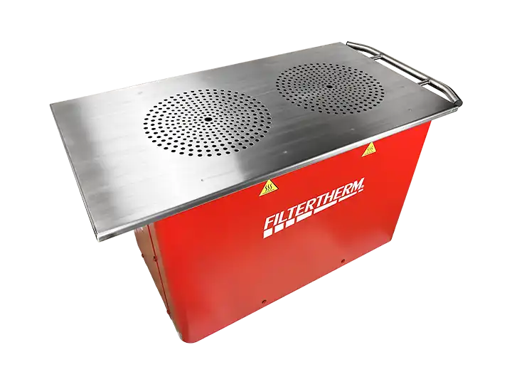 Aqueous DPF Cleaning Machine close up - by Filtertherm